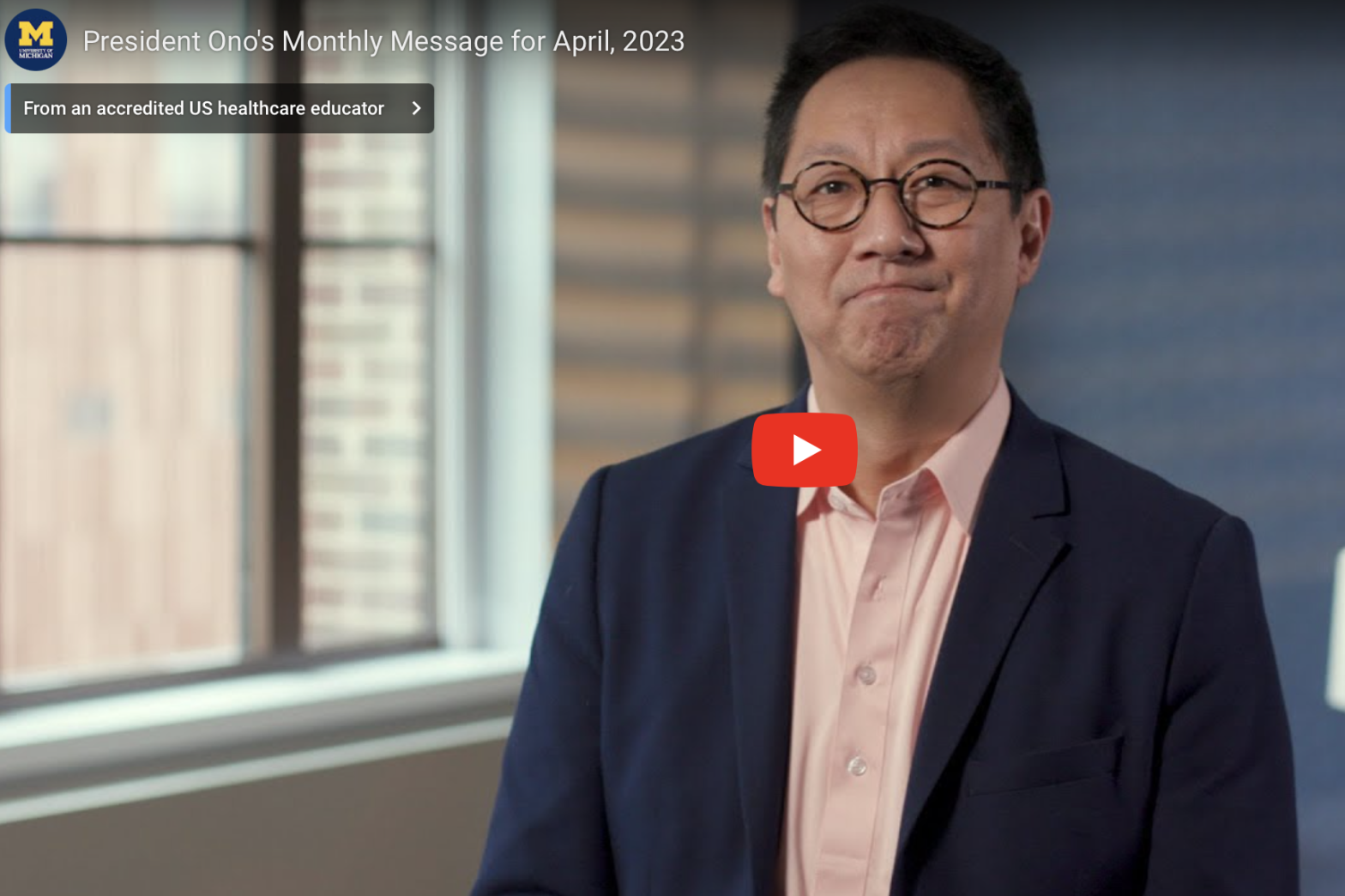University of Michigan President Santa J. Ono