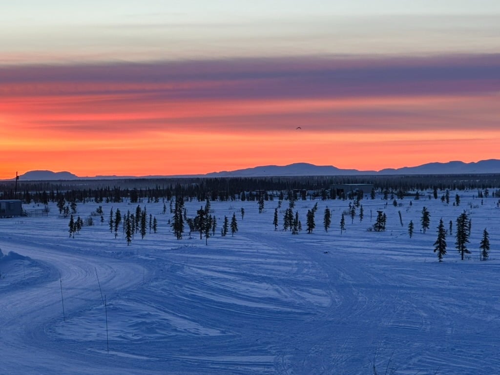 Sunset Alaska view